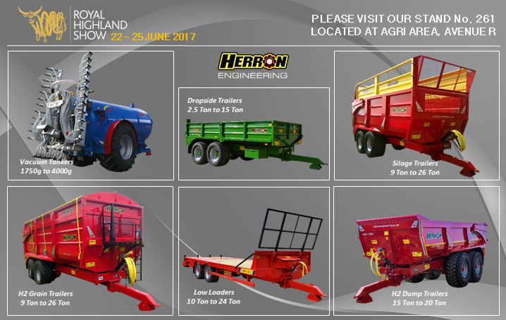 Herron Engineering at 2017 Royal Highland Show in Edinburgh, Scotland